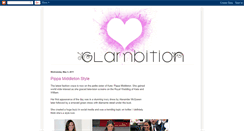 Desktop Screenshot of glambitionsa.blogspot.com