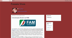 Desktop Screenshot of fosseis-vivos.blogspot.com