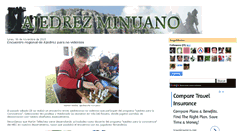 Desktop Screenshot of ajedrezminuano.blogspot.com