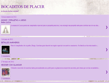 Tablet Screenshot of bocaditos-de-placer.blogspot.com