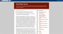 Desktop Screenshot of endprimatetorture.blogspot.com