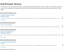 Tablet Screenshot of endprimatetorture.blogspot.com