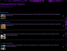 Tablet Screenshot of desobedienciavegana.blogspot.com