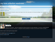 Tablet Screenshot of mylovecollectionwardrobe.blogspot.com