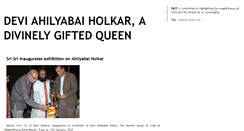 Desktop Screenshot of ahilyabai-holkar.blogspot.com