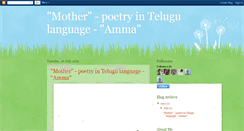 Desktop Screenshot of poetryonmother.blogspot.com