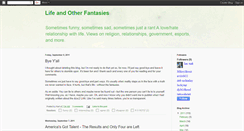 Desktop Screenshot of lifeandotherfantasies.blogspot.com