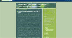 Desktop Screenshot of healthyway88.blogspot.com