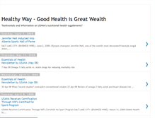 Tablet Screenshot of healthyway88.blogspot.com