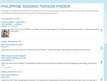 Tablet Screenshot of philippinemissingpersonfinder.blogspot.com