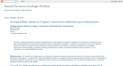 Desktop Screenshot of ecologiapolitica.blogspot.com