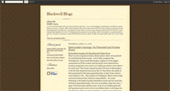 Desktop Screenshot of blackwellblogs.blogspot.com