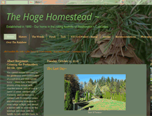 Tablet Screenshot of hogehomestead.blogspot.com