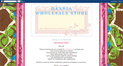 Desktop Screenshot of daaniawholesalestore.blogspot.com