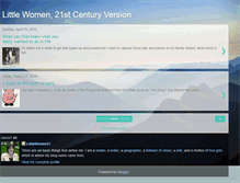 Tablet Screenshot of littlewomen21.blogspot.com