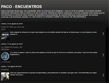 Tablet Screenshot of paco-encuentros.blogspot.com