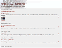 Tablet Screenshot of jensens6021ramblings.blogspot.com