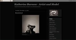 Desktop Screenshot of katherineburnessartist.blogspot.com