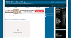 Desktop Screenshot of biggboss3rd.blogspot.com