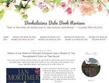 Tablet Screenshot of bookaliciousbabe.blogspot.com