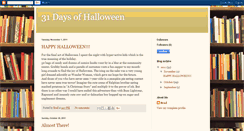 Desktop Screenshot of halloweenproject31.blogspot.com