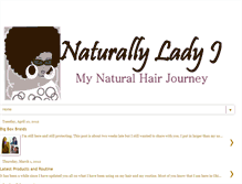 Tablet Screenshot of naturally-ladyj.blogspot.com