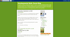 Desktop Screenshot of developmentalwalk.blogspot.com