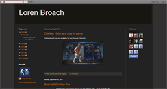 Desktop Screenshot of lorenbroach.blogspot.com