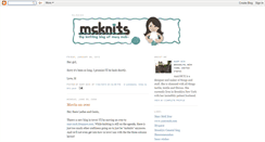 Desktop Screenshot of mcknits.blogspot.com