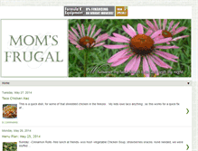 Tablet Screenshot of momsfrugal.blogspot.com