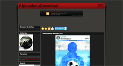Desktop Screenshot of iuploadyoudownload.blogspot.com