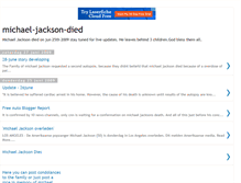 Tablet Screenshot of michaeljackson-died.blogspot.com