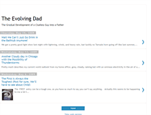 Tablet Screenshot of evolvingdad.blogspot.com