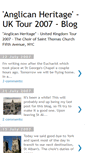 Mobile Screenshot of anglicanheritage.blogspot.com
