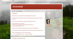 Desktop Screenshot of doctoradojir.blogspot.com