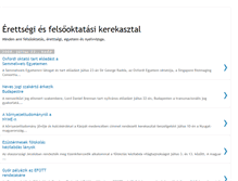 Tablet Screenshot of kerekasztal.blogspot.com