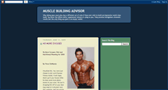 Desktop Screenshot of muscletrainingadvisor.blogspot.com