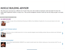 Tablet Screenshot of muscletrainingadvisor.blogspot.com