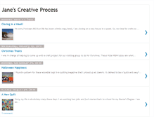 Tablet Screenshot of janescreativeprocess.blogspot.com