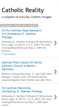 Mobile Screenshot of catholicreality.blogspot.com