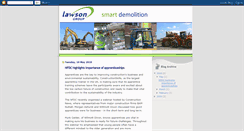 Desktop Screenshot of lawsondemolition2.blogspot.com