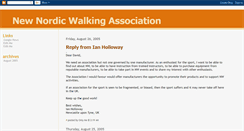 Desktop Screenshot of newnordicwalkingassociation.blogspot.com