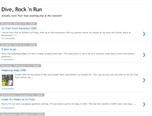Tablet Screenshot of diverocknrun.blogspot.com