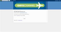 Desktop Screenshot of aerochannel.blogspot.com