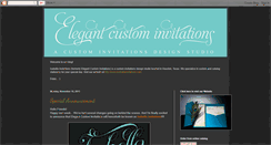 Desktop Screenshot of elegantcustominvitations.blogspot.com