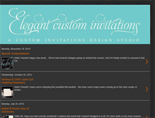 Tablet Screenshot of elegantcustominvitations.blogspot.com