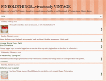 Tablet Screenshot of fineoldthings.blogspot.com