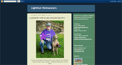 Desktop Screenshot of lightfootweimaraners.blogspot.com