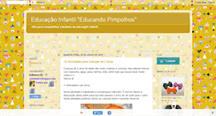 Desktop Screenshot of educandopimpolhos.blogspot.com