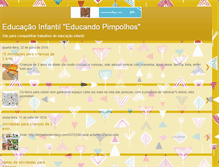 Tablet Screenshot of educandopimpolhos.blogspot.com